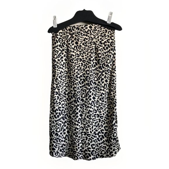 Hollister Ultra High Rise Midi Skirt Leopard Print Elastic Waist Size Medium - Picture 6 of 6